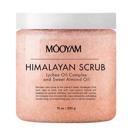 Tẩy tế bào chết toàn thân màu hồng Himalayan